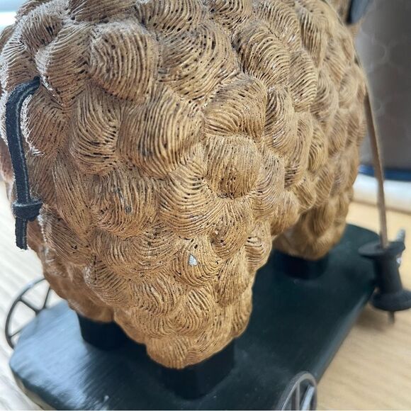 Vintage #8 Van Creation sheep on wagon - Picture 7 of 15